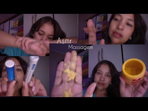 ASMR Massagem depois de uma jornada cansativa: gel gelado, bolinhas de silicone, amaciador muscular🌙