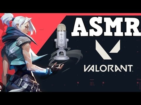 ASMR FRANÇAIS sur VALORANT les meilleurs chuchotements et bruits de clavier pour te détendre 😴😴