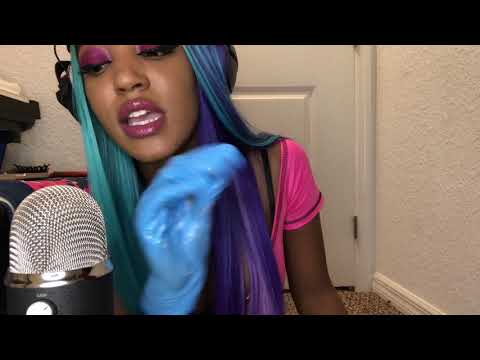 ASMR With Latex Gloves and Oil