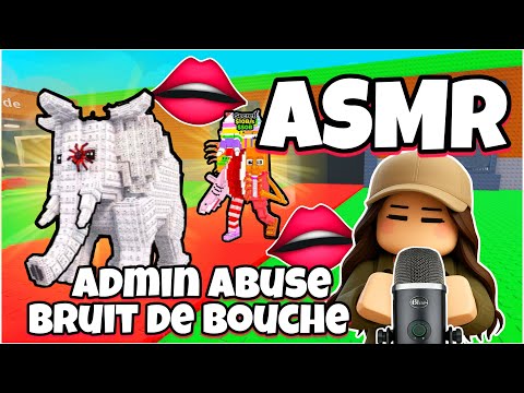 ASMR Français • BRUIT DE BOUCHE PUISSANT SUR STEAL A BRAINROT ROBLOX ADMIN ABUSE MARDI DES TACOS 😴💤