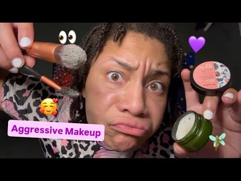 ASMR - Fast & Agressive Makeup