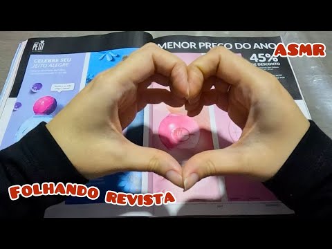 ASMR CASEIRO folhando revista #asmr #revista