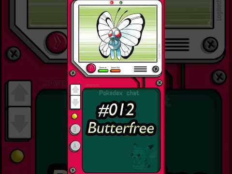 Relaxing Pokedex | Butterfree 🐛  #asmr #pokemon #shorts #asmrvideos