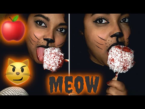 ASMR CANDY APPLE | HAPPY HALLOWEEN 🎃👻 | EATING SOUNDS