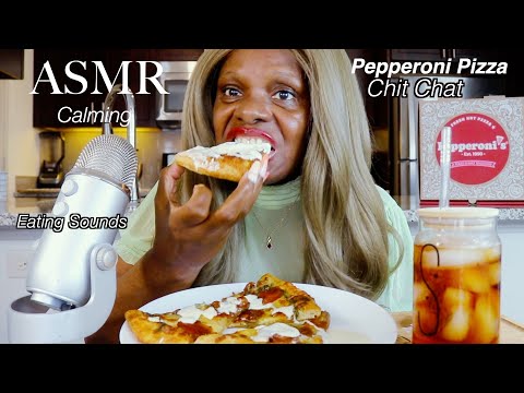Getting Out The Car Lease Was Hard | Pepperoni Pesto Basil Cheese 🍕 Pizza ASMR Eating Sounds