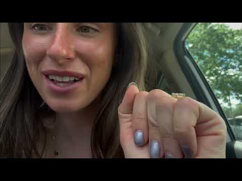 ASMR tingly and chaotic lofi asmr in my car 😴