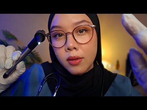 ASMR Cranial Nerve Exam 🩺 🌧 | Relaxing Doctor Roleplay for Sleep