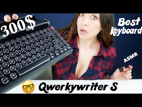 Coolest keyboard ever! Qwerkywriter S *ASMR