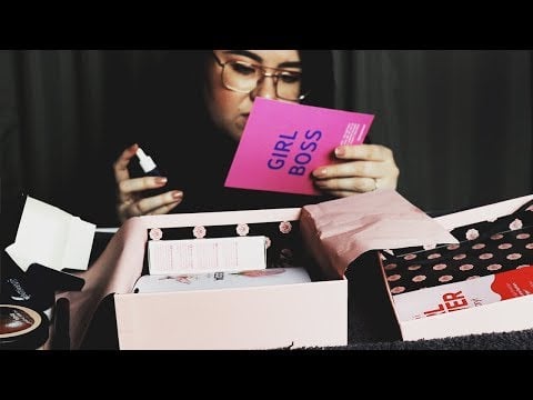 ASMR Klarar jag köra SOFT SPOKEN när jag öppnar glossyboxen?