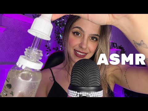 ASMR FAZENDO SUA SKINCARE PARA VOCE DORMIR