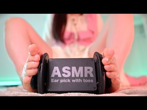 ASMR/3dio｜鼓膜をジェルで包み込む足指✖︎足裏スクラッチ🫧｜ear cleaning/No Talking/Triggers for sleep/gel massage/scratching