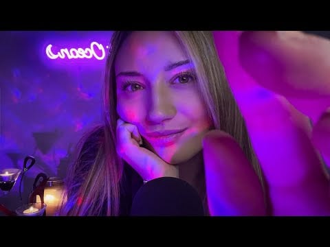 ASMR | ATTENTION PERSONNELLE ✨hand movements, soft and gentle whispering, tapping…