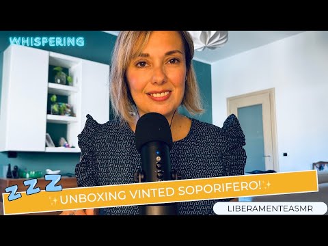 Asmr ita Whispering ✨Unboxing Vinted rinfrescante e rilassante!✨☺️