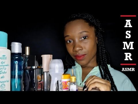 ASMR ROLEPLAY- VENDEDORA CARINHOSA DE COSMÉTICOS ATENDE VOCÊ ✨️ (com voz suave e atenção pessoal) 💕💤