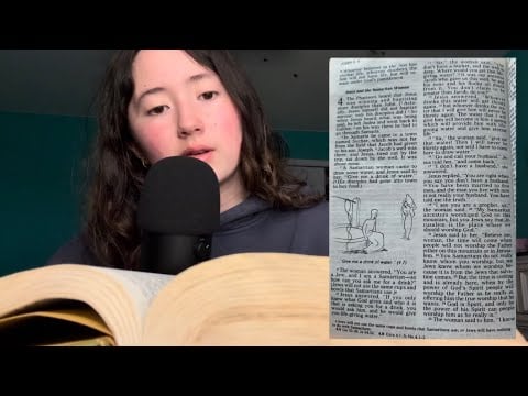ASMR Reading The Bible (John 4)
