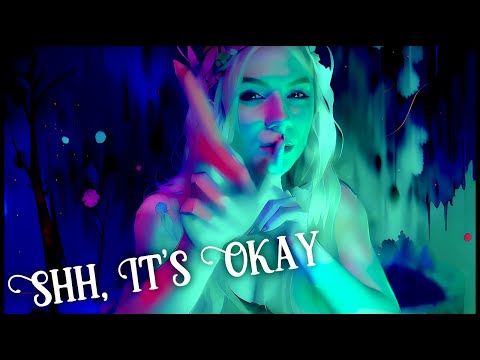 ASMR Shh, It's Okay 💎 Hand sounds, Breathing, Hand Movements and Tongue Clicking💎 No Talking