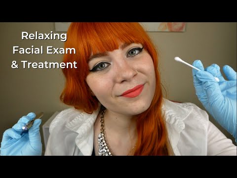 ASMR 🩺 Inspecting & Treating Your Face 💝 | Soft Spoken Medical RP