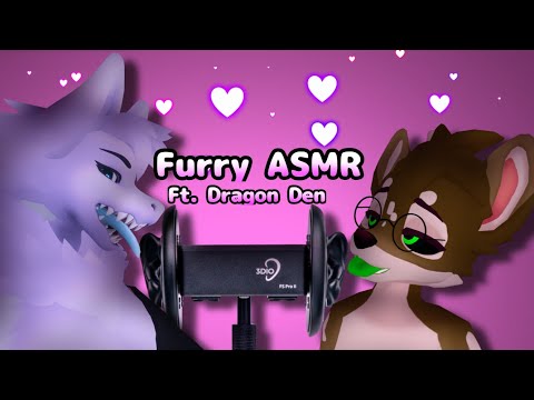 [Furry ASMR] Brushing And Mouth Sounds With A Big Fluffy Dragon