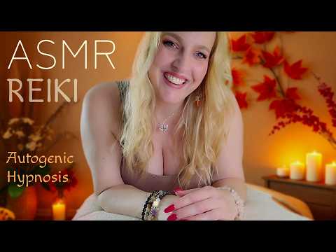 ASMR Autogenic Hypnosis & Reiki Healing Massage for Self-relaxation 😴🌿✨