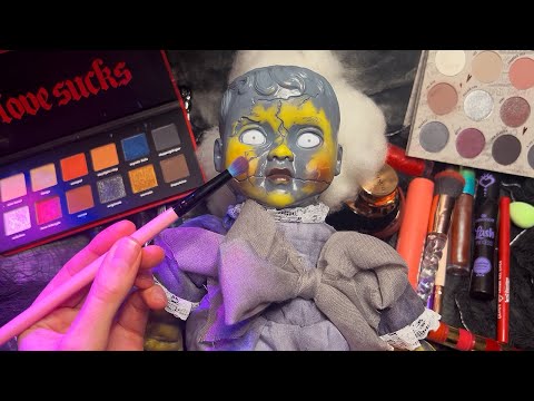 ASMR Cursed Doll Restoration (Whispered Makeover)
