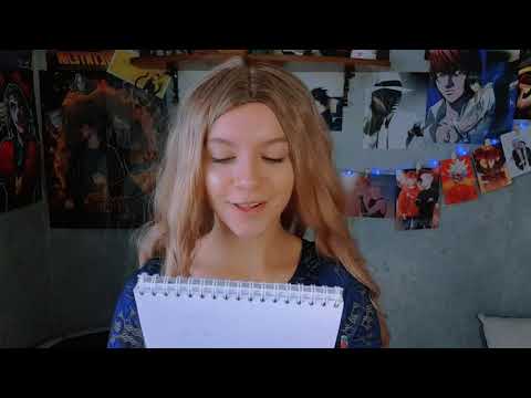 ASMR | drawing you in 1 minute