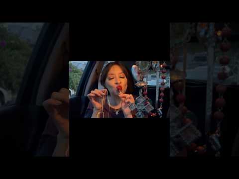 TRYING SPICY CANDY #asmr #mouthsounds