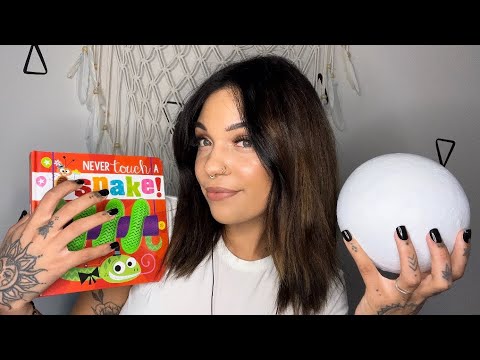 ASMR- Tapping On Items with Mouth Sounds