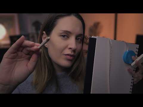 ASMR Measuring You & Drawing Your Face ✏️ Soft Spoken