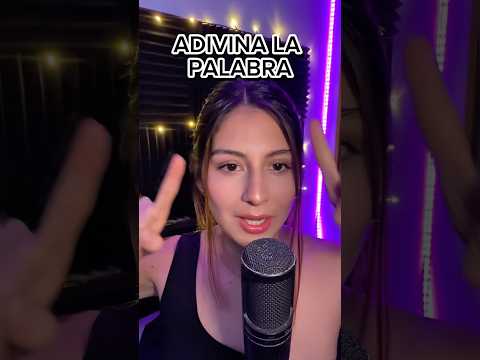 ADIVINA LA PALABRA #asmr #asmrcommunity #asmrshorts