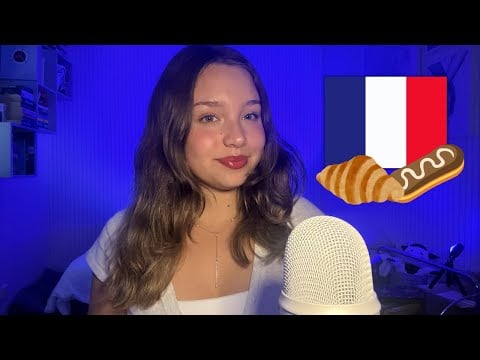ASMR in French! 🇫🇷 Whispering the Best French Foods 🥖 