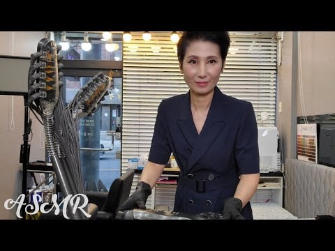 미용실 ASMR  뿌리 볼륨펌 잘하는 방법?    root volume perm /Korean beauty salon