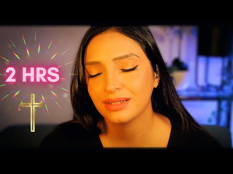 Christian ASMR | 2 Hour Bible Reading with Rain