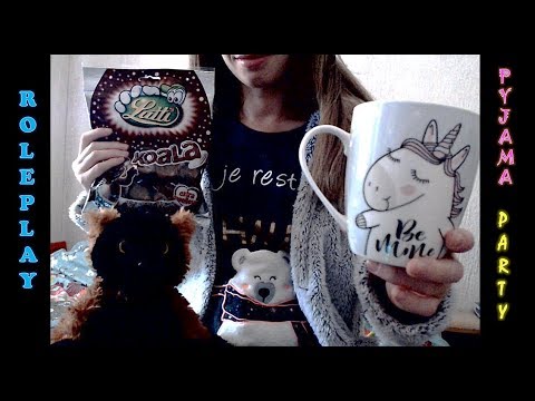 [ASMR français] ROLEPLAY Ami - Pyjama Party - Personal attention