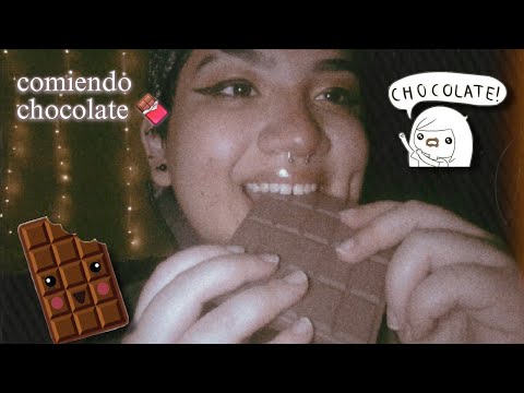 Asmr ♡ comiendo chocolate falso 🍫 (Eating sounds)