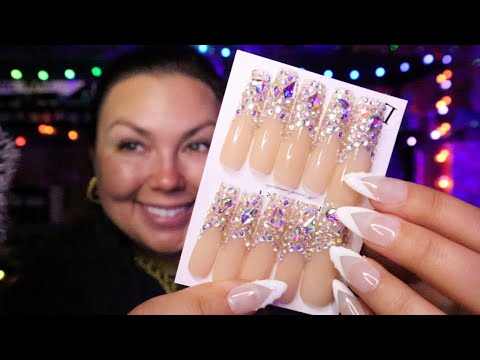 asmr/ big CHEAP press-on nails haul 💅🏼✨