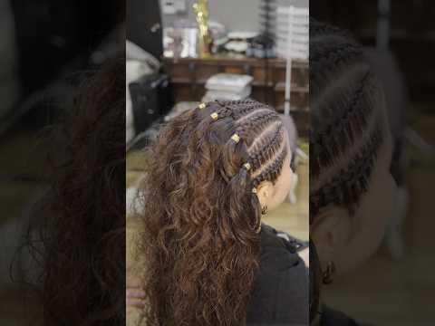 The artist that works with celebrities #asmr#hairstyle#braiding#japan