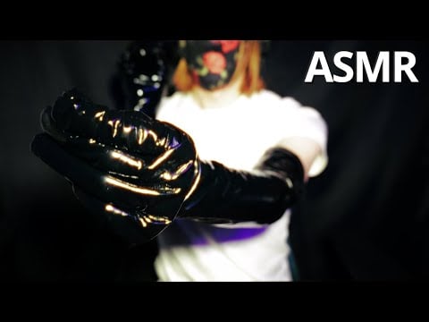 PVC Gloves & Light Whispering ASMR