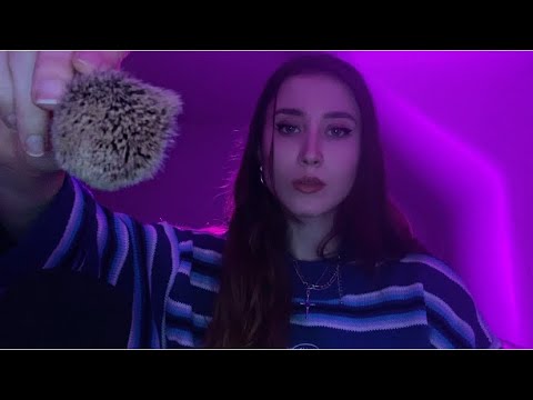 ASMR | doing your makeup fast & aggressive