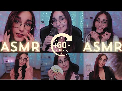 ASMR Recopilación 1 hora y media de RELAJACIÓN EXTREMA: Mouth Sounds, Eco, Visual... 💤​