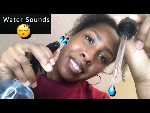 ASMR AGGRESSIVE WATER SPRAY AND GLASS DROPPER SOUNDS💦