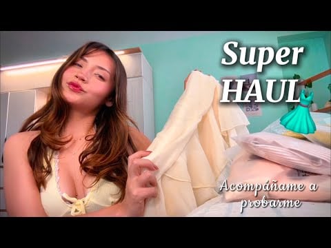 ASMR HAUL 💕 ¿Me acompañas a probarme ropita? 😍👚Súper suavecitoooo ft Dossier #dossierperfumes 