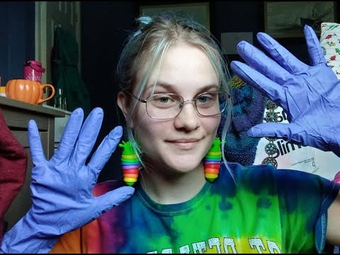 ASMR- Lofi Roleplay Facial Massage With Gloves