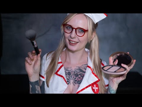 asmr Girlfriend does your make up for a costume party