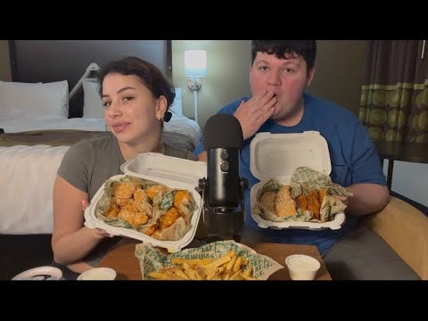 WingStop Mukbang With WahonayASMR!! Crunchy Wings & Fries 🍟🍗