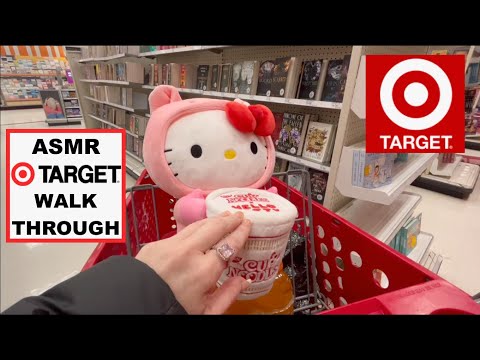 ASMR Target Walk Through with Gum Chewing Voice Over | Public ASMR