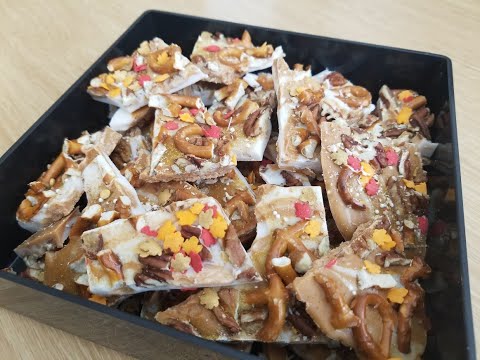 Pumpkin Spice White Chocolate Bark