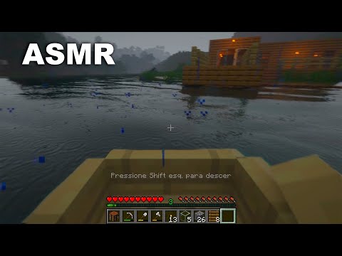 ASMR MINECRAFT uma jornada calma e relaxante... (mouth sounds)