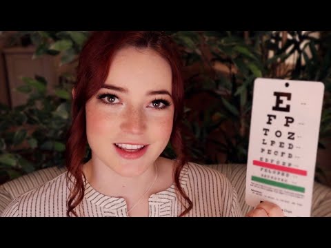 ASMR Optometrist Visit (Eye Exam & Glasses Fitting)