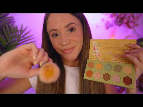 ASMR Doing Your Spring Makeup 🌸 Personal Attention, Layered Sounds