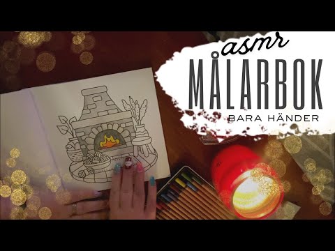 ASMR på svenska: Färglägger med kritpennor ✏️❤️